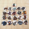 21 unique goblin game tokens.