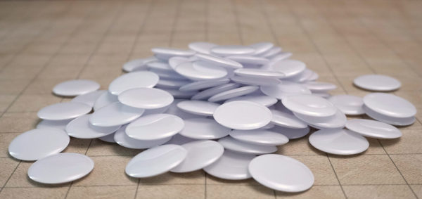 100 Dry Erase Tokens in a Pile