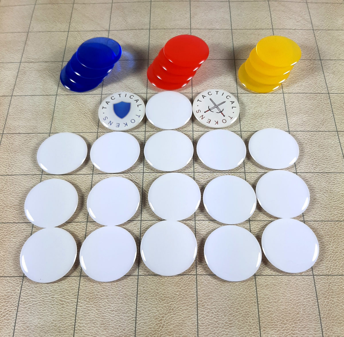 1 Inch Starter Pack (30 Tokens) - Tactical Tokens