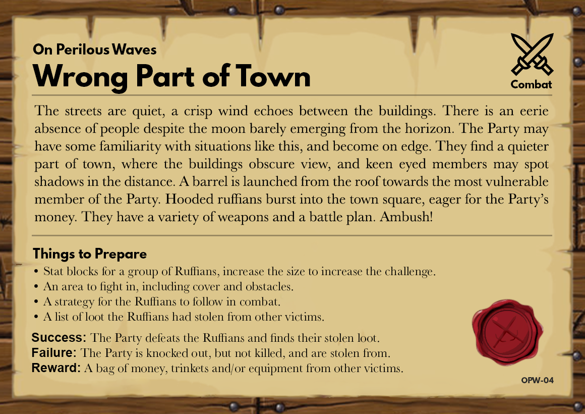 A stylized version of the plain text Token Tale listed above.